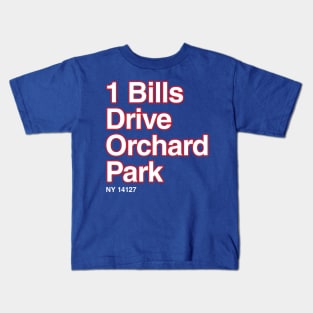 Buffalo Bills Football Stadium Kids T-Shirt